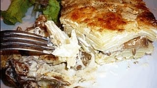 Gratin de pommes de terre aux champignons [upl. by Yelda539]