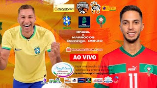 BRASIL x MARROCOS  COPA DO MUNDO DE FUTSAL 2024  QuartasdeFinal  AO VIVO Em Áudio [upl. by Dream838]