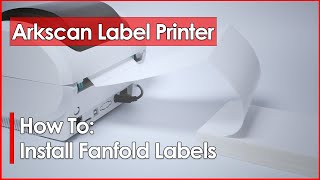 How to Load Fanfold Labels amp Big Roll Labels for Shipping Label Printer [upl. by Dahsraf]