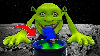 SPARTAN KICKING SHIN SONIC TAPES FROM THE MOON in Garrys Mod [upl. by Eerehs]