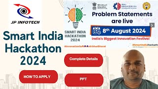 Smart India Hackathon 2024  SIH 2024 A Nationwide Tech Challenge [upl. by Wittie]