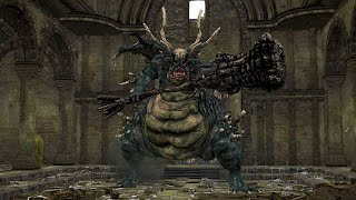 Dark Souls Remastered Asylum Demon Boss Fight [upl. by Adnilasor]