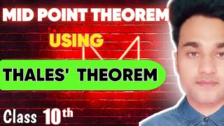 Triangle  Mid Point Theorem  Chapter 6  Class 10th  Midpoint Theorem  Maths Matrix [upl. by Imotas]