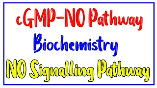 cGMP Pathway  NO cGMP pathway  NO signaling  NO induced vasodilation  Cell signaling [upl. by Ycam]