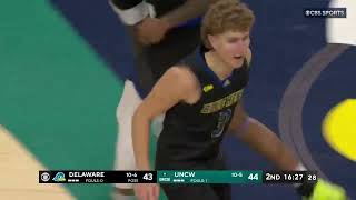 UNCW MBB vs Delaware Highlights  11424 [upl. by Aklim985]