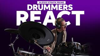 Drummers React to Alesis Strata Prime This Prograde eKit Is HUGE [upl. by Porter]