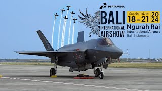 Nonton Bali Air Show 2024 pertama kali lihat F35 beraksi [upl. by Eibloc]