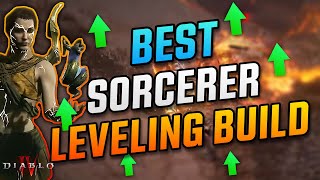 BEST Sorcerer Leveling Build for S5 Diablo 4 [upl. by Teevens]