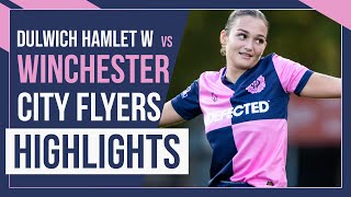 HAMLET HIGHLIGHTS Dulwich Hamlet W vs Winchester City Flyers  Vitality Womens FA Cup  231022 [upl. by Marlette]