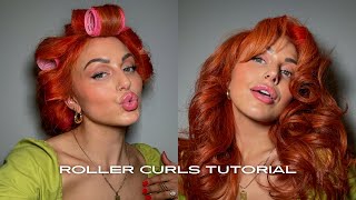 How To Do Roller Curlers\ At Home Blowout [upl. by Anoyek144]