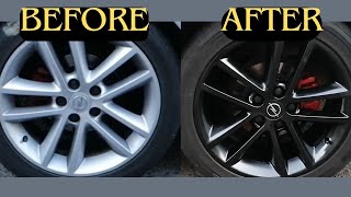 How to Spray Paint Your RimsWheels with cans [upl. by Ranilopa604]