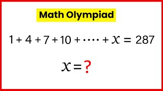 Math Olympiad  A Nice Arithmetic Sequence Progression  VIJAY Maths [upl. by Lybis]