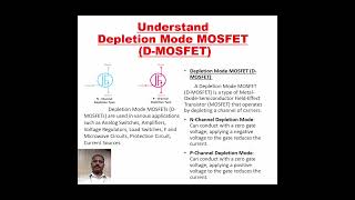 Understand Depletion mode MOSFET Shortडिप्लेशन मोड मॉस्फेट क्या होता है  समझे [upl. by Uol]