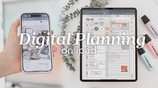 🎧 Guide to Digital Planning on iPad  planners apps tips ✏️ [upl. by Grassi]