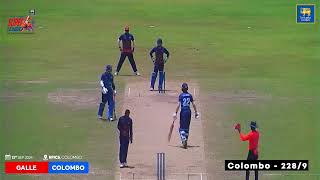 Match 9 Highlights  Colombo vs Galle  NSL 50 Over Tournament 2024 [upl. by Engedi]