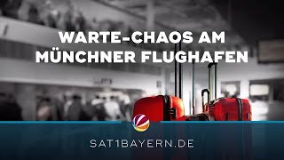 Oktoberfest und Feiertag in Bayern Chaos am Münchner Flughafen [upl. by Uund]