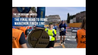 The Colosseum Awaits  Road to 2024 Rome Marathon Finish Line [upl. by Avad]