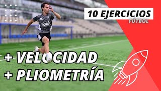 Los MEJORES EJERCICIOS de PLIOMETRÍA y VELOCIDAD FÚTBOL [upl. by Sweeney]