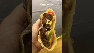 Falafel wrap Recipe Easy and Crispy falafelfalafelwrap foryou yummy recipe [upl. by Anaehr]