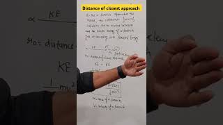 Distance of closest approach  atoms class 12 [upl. by Villiers655]