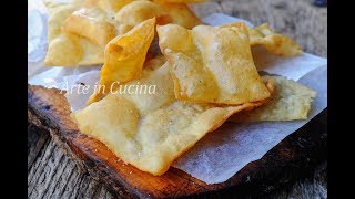 Sfoglie di pane fritto chips veloci [upl. by Alexander620]