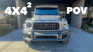 2023 G63 AMG 4x4 Squared POV DRIVE Review Worth 500k [upl. by Ardiedal]