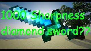 How to get 1000 SHARPNESS SWORD in Minecraft 114113 OLD VERSION [upl. by Naek430]