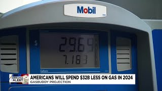 GasBuddy projects cheaper gas prices in 2024 [upl. by Denten151]