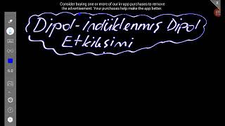 Dipol indüklenmiş dipol etkileşimi [upl. by Groveman427]