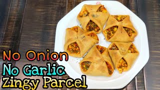 No Onion No Garlic Zingy Parcel  Jain Zingy Parcel  Dominos Style Zingy Parcel Jain recipes [upl. by Notnroht202]