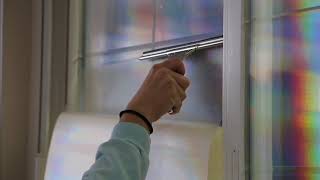 How to Apply Rainbow Symphony Decorative Window Film [upl. by Ahseiuqal852]