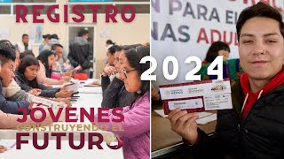 Como REGISTRARSE al programa Jovenes Construyendo el Futuro 2024 [upl. by Connors]