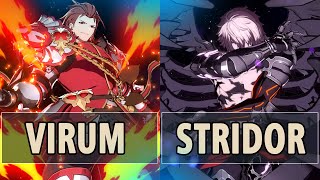 GBVSR Virum Percival Vs STridor Lucilius  High Level Gameplay [upl. by Nosnhoj]