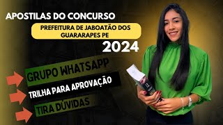 Apostila PREFEITURA DE JABOATÃO DOS GUARARAPES PE 2024 Técnico em Enfermagem Intervencionista SAMU [upl. by Shelly]