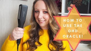 How to use the GHD Oracle  demo review easy curls Lovely Girlie Bits [upl. by Joed]