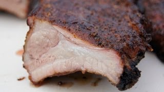 Recipe for smoked baby back ribs on the barbecue [upl. by Esinyt]