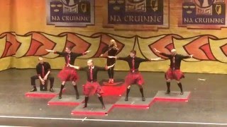 Irish dance performance crew Fusion Fighters perform  the 2016 CLRG Irish Dance World Championships [upl. by Icnarf423]