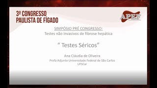 Testes não invasivos de fibrose hepática na prática clínica  Testes séricos AULA 1 [upl. by Haney]