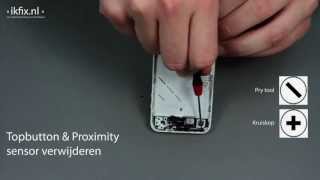 iPhone 4  Top Button amp Proximity Sensor Verwijderen [upl. by Chloe910]