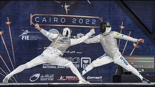 Cairo 2022 Team Mens Foil Fencing World Championships Finals Highlights [upl. by Vaenfila]