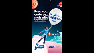 Live  Cursos Técnicos SENAI Tocantins 20251 [upl. by Nalrah]