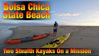 Bolsa Chica State Beach Kayak Fishing [upl. by Lesiram]