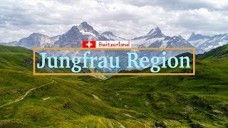 Jungfrau Region Switzerland Drone Video [upl. by Violeta]