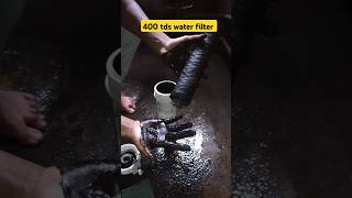 400 tds area black iron removing from water purifier pre filter best satisfying shots yt video [upl. by Enortna]