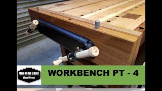 Making my workbench PT4 legs and rails joinery [upl. by Aekal]