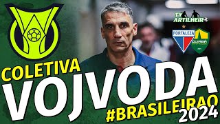 Série A 24 Coletiva Vojvoda  PósJogo Fortaleza 1 X 0 Cuiabá  TV ARTILHEIRO [upl. by Dachi]