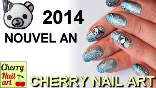 NAIL ART 2014 avec stamping nounours [upl. by Dickinson431]