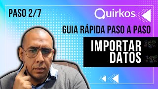 Quirkos  Importar datos o texto paso 27 [upl. by Koeppel411]