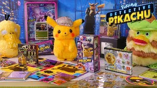 Detective Pikachu Movie Merchandise  Pokemon Unboxing Video [upl. by Sleinad]