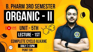 cycloalkanes  preparation of cycloalkanes  reaction of cycloalkanes  physical properties  Unit5 [upl. by Juni]